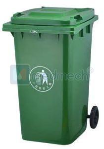 10 Litre Green Plastic Dustbin