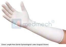 Disposable Long Cuff Latex Surgical Gloves