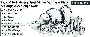 16 Pcs Stainless Steel Dinner Set