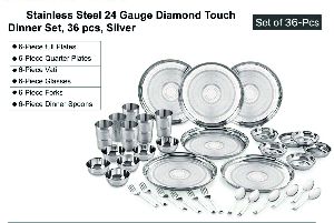 36 Pcs Stainless Steel Dinner Set