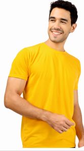 Mens Micro Polyester Round Neck T-Shirts