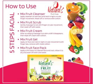 Naturals Care For Beauty Fruit Facial Kit-50gm