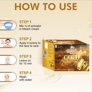 Naturals Care For Beauty Gold Bleach Cream