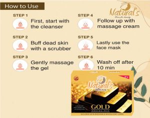 Naturals Care For Beauty Gold Facial Kit-50gm