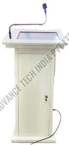 Display Lectern with Integrated Screen