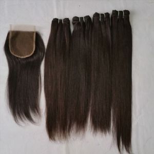 Straight Human Hair Extensions