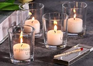 Glass Candle Holders