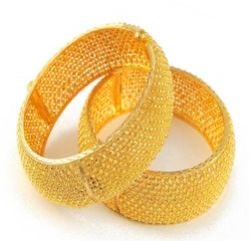 Party Wear Gold Bangles