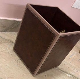 Leather Dustbin