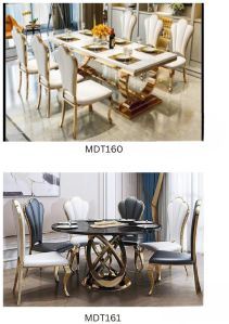 metal dining tables