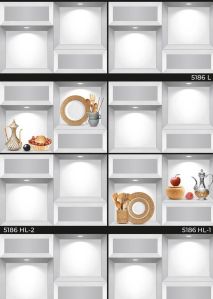 12X8mm Glossy Ceramic Kitchen Tiles