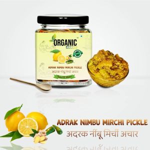 Organic Anand Lemon Ginger Chilli Mix Pickle