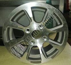 Silver Three Wheeler Wheel Rim