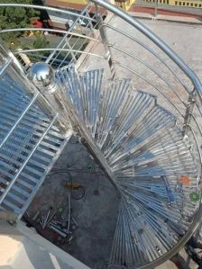 Round Design Stainless Steel Stair Railing