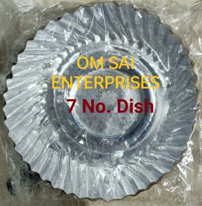 7 Inch Silver Disposable Paper Plate