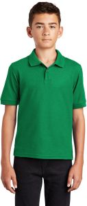 Cotton Plain Kids Polo Tshirt