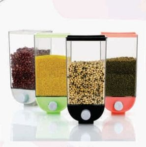 1500 ml Prachit Plastic Push Button Storage Container