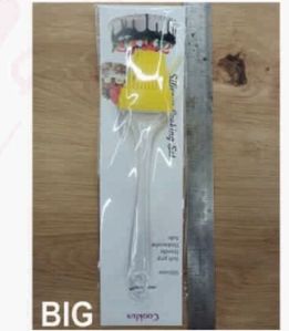 Prachit Big Yellow Silicone Oil Brush