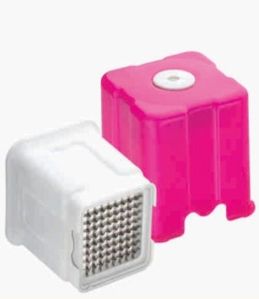 Prachit Pink and White Plastic Potato Cutter