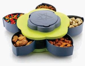 Prachit Plastic Flower Dry Fruit Box