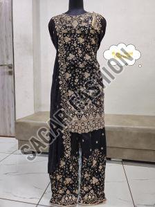 Ladies Designer Palazzo Suit With Dupatta