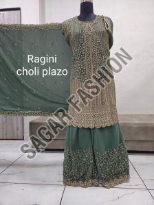 Ladies Heavy Work Indian Sharara Suit with Dupatta