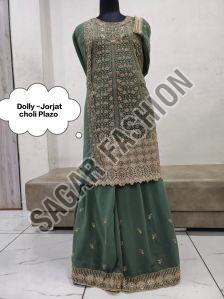 Ladies Stylish Sharara Suit with Dupatta