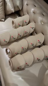 Girls Summer Embroidered Straw Hat Set