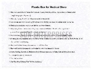 Transparent Plastic Medical Box