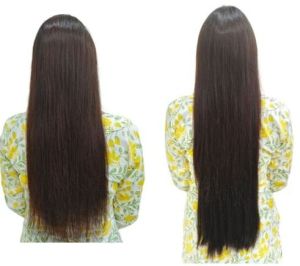 Synthetic Black Straight Hair Extension