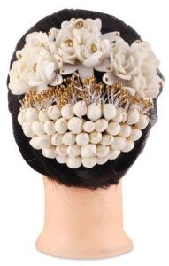 Synthetic Flower Hair Bun