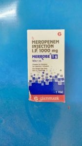 Merrobe Meropenem Antibiotic 1g Injection