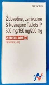 Zidolam Zidovudine Lamivudine &AMP;AMP; Nevirapine HIV Tablets