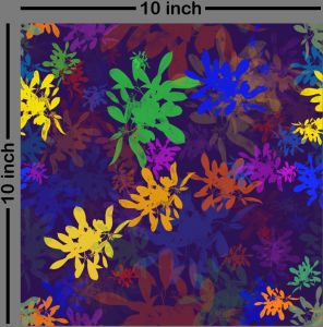 Multi Colour Splash Digital Print Fabric