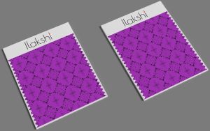 Elegant Purple Print Fabric