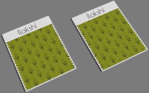 beautiful green floral print fabric