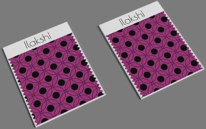 Black Dots and Circles Design Fabric