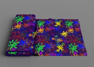 Multi Colour Splash Digital Print Fabric