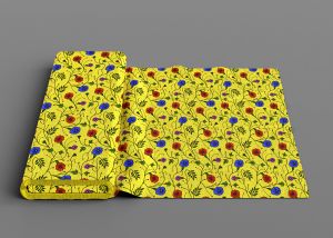 Bright Multicolour Prints Fabric