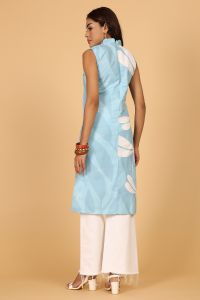 Ladies Stylish Blue Dragonfly Printed Co-Ord Set