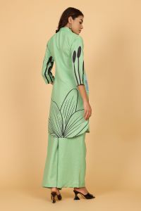 Ladies Green Floral Co-Ord Set