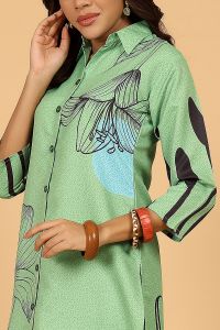 Ladies Green Floral Co-Ord Set