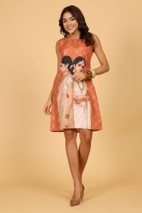 Ladies Printed Summer Dress
