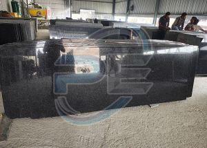 R Black Granite Slab