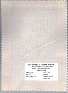 115 GSM Plain Cotton Fabric