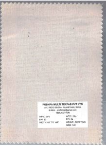 140 GSM Sheeting Cotton Fabric