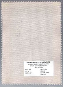155 GSM Plain Cotton Fabric