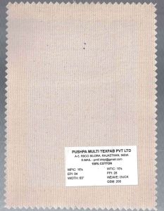 200 GSM Cotton Duck Fabric