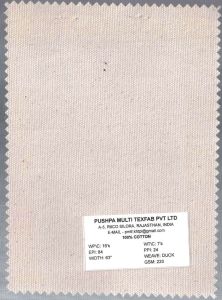 220 GSM Cotton Duck Fabric