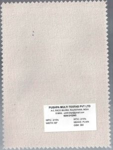 390 GSM Cotton Plain Fabric